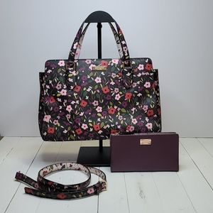 Kate Spade Reese Boho Floral Handbag and Wallet